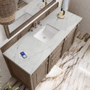 James Martin Bristol 60" Single Bathroom Vanity, Whitewashed Walnut