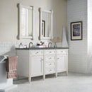 James Martin Brittany 60" Double Bathroom Vanity, Bright White