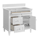 James Martin Lorelai 36" Single Bathroom Vanity, Bright White