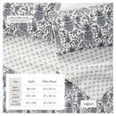 Coastal Printed Cotton Quilt Set - Bernice Collection by Great Bay Home