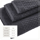 Cotton Diamond Waffle Weave Bath Towel Set - Grayson Collection by Great Bay Home