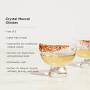 Crystal Mezcal Glasses Set of 2 by Viski