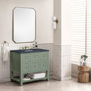 James Martin Breckenridge 36" Single Bathroom Vanity, Smokey Celadon