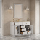 James Martin Bellshire 48" Single Bathroom Vanity, Bright White