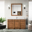 James Martin Bristol 60" Single Bathroom Vanity, Saddle Brown