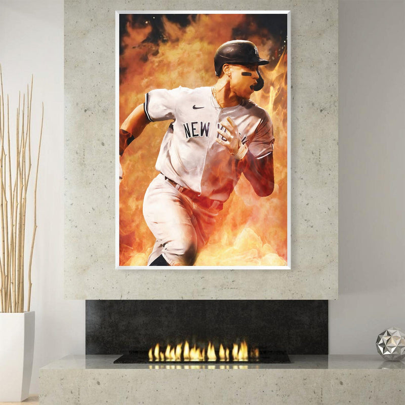 Judge on Fire Canvas