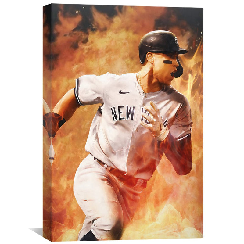 Judge on Fire Canvas