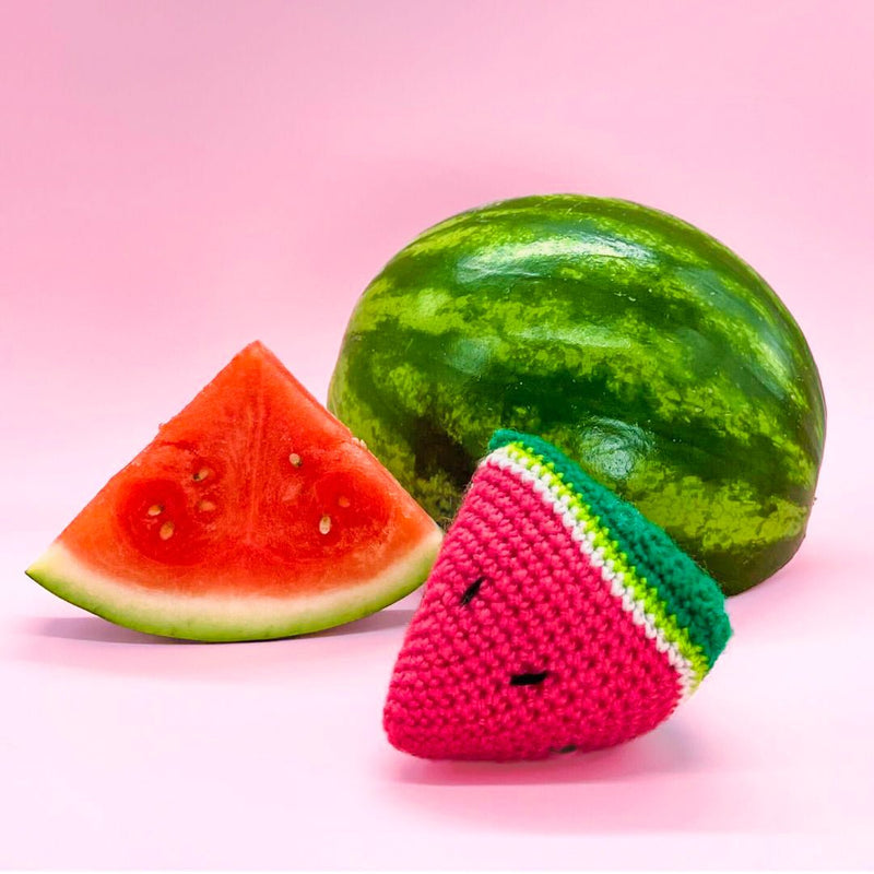 Easy Watermelon Amigurumi Kit