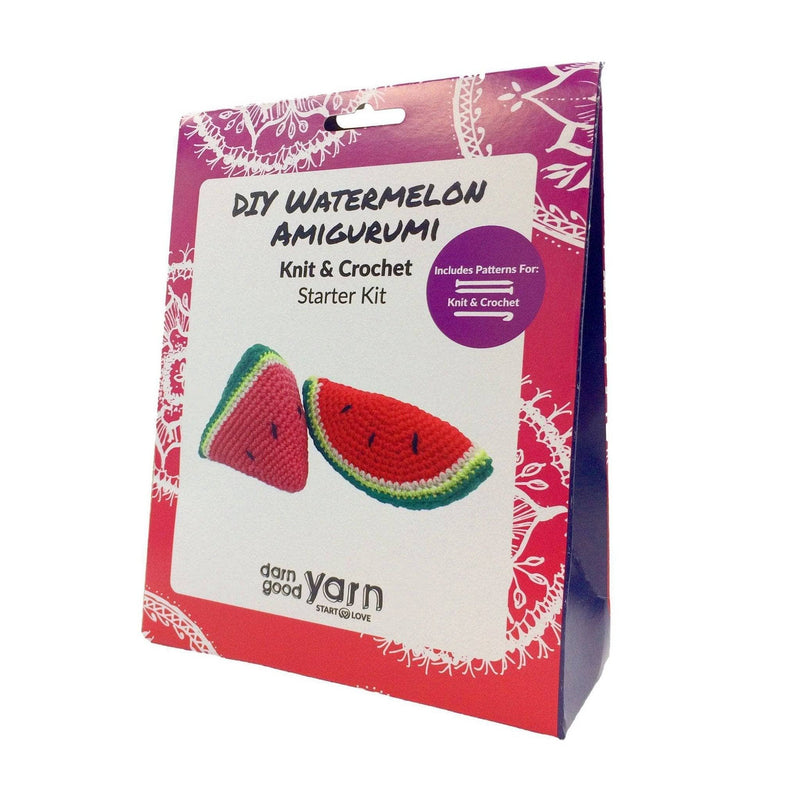 Easy Watermelon Amigurumi Kit