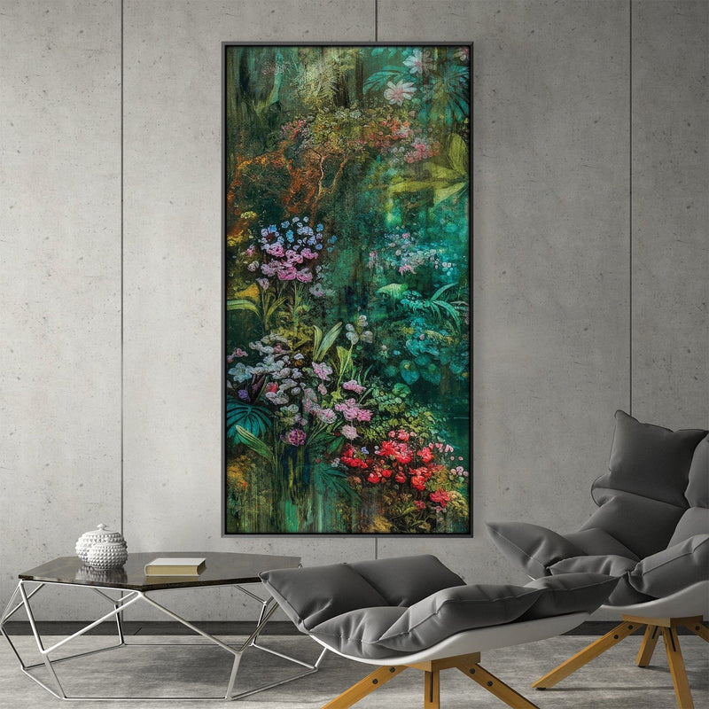 Jungle Flowers Canvas