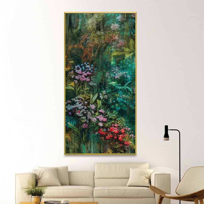 Jungle Flowers Canvas