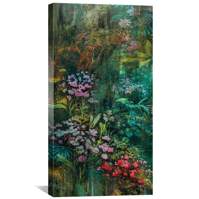 Jungle Flowers Canvas