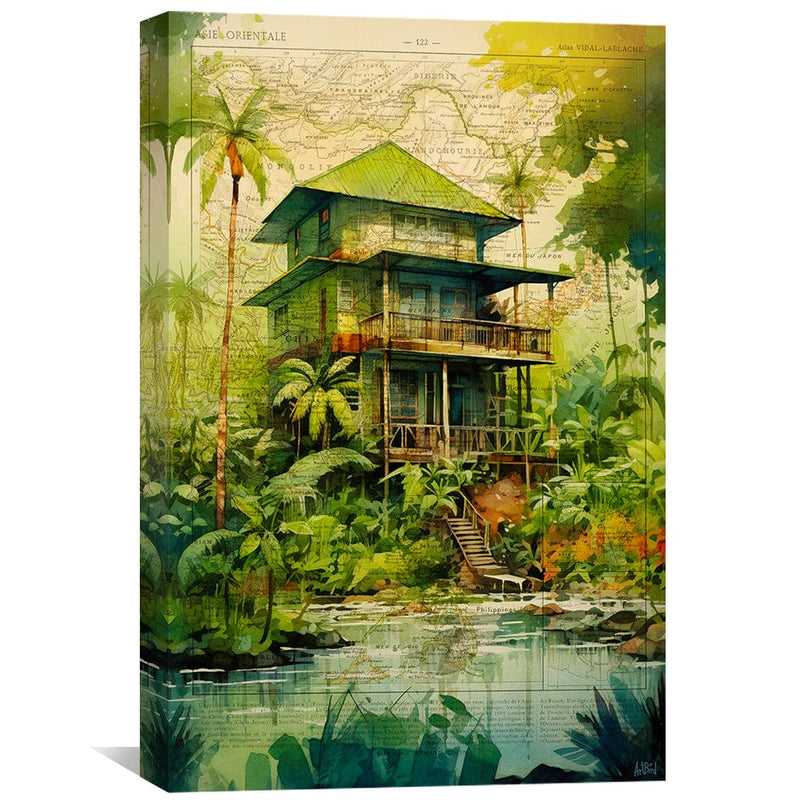 Jungle House Canvas