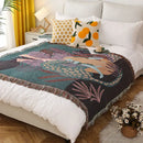 GobekUsa Leopard Print Throw Blanket