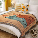 GobekUsa Leopard Print Throw Blanket