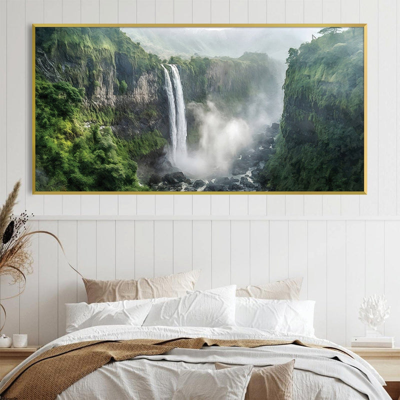 Jungle Waterfalls Canvas