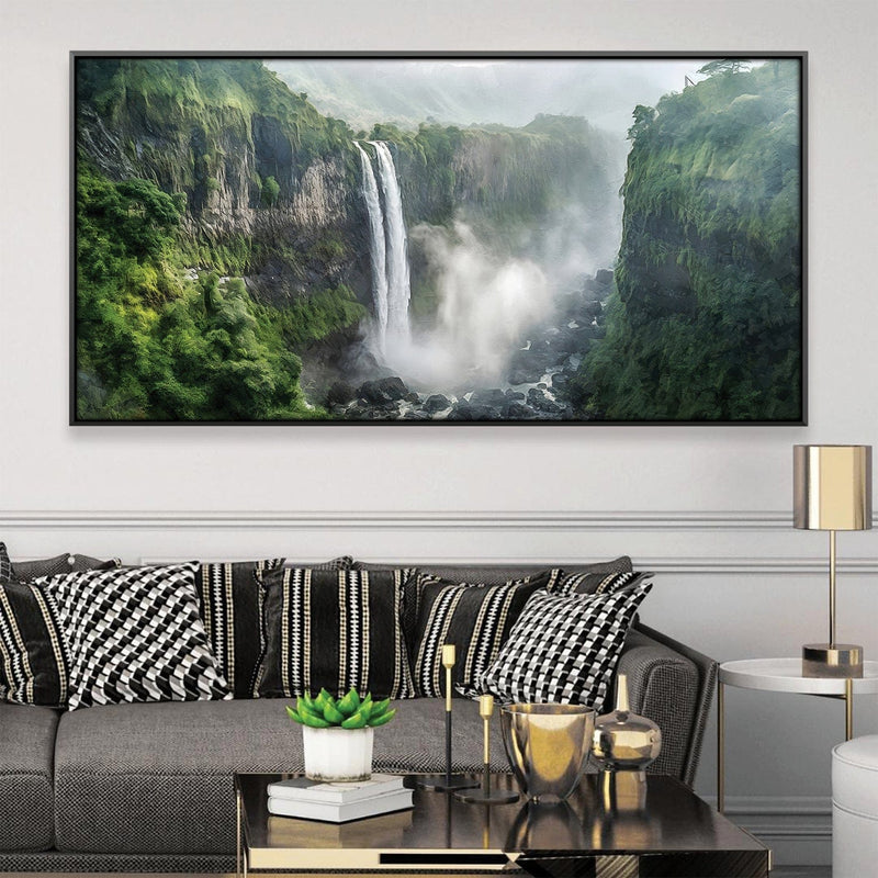 Jungle Waterfalls Canvas