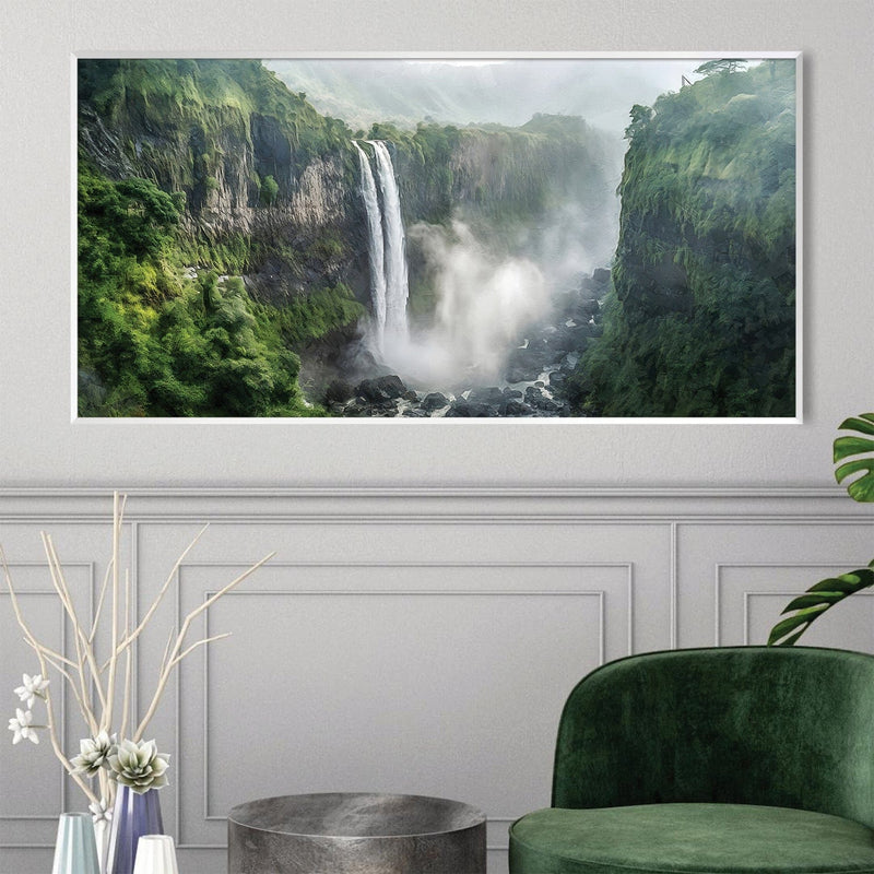 Jungle Waterfalls Canvas