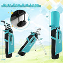Junior Complete Golf Club Set with Stand Bag Rain Hood by LJGDeals