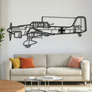Stuka JU-87 Metal Aircraft Wall Art - NCP0138 by Navigate Craft