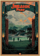 GobekUsa Jurassic Park Dinosaur Canvas Wall Art