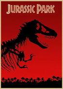 GobekUsa Jurassic Park Dinosaur Canvas Wall Art
