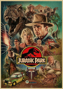 GobekUsa Jurassic Park Dinosaur Canvas Wall Art