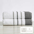 Decorative Cotton Stripe Bath Towel Set - Noelle Collection by Great Bay Home