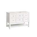 James Martin Breckenridge 48" Single Bathroom Vanity, Bright White