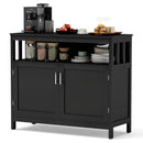 Kitchen Buffet Server Sideboard Storage Cabinet with 2 Doors and Shelf by LJGDeals