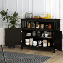Kitchen Buffet Server Sideboard Storage Cabinet with 2 Doors and Shelf by LJGDeals