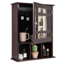 Wall Mounted and Mirrored Bathroom Cabinet by DirectDeals