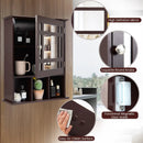 Wall Mounted and Mirrored Bathroom Cabinet by LJGDeals
