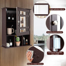 Wall Mounted and Mirrored Bathroom Cabinet by DirectDeals