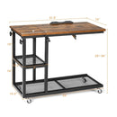 Adjustable C-Shaped Bedside Table by LJGDeals