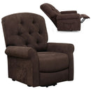Recliner Chair Sofa for Elderly with Side Pocket and Remote Control by LJGDeals