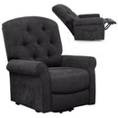 Recliner Chair Sofa for Elderly with Side Pocket and Remote Control by LJGDeals