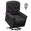 Recliner Chair Sofa for Elderly with Side Pocket and Remote Control by LJGDeals