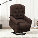 Recliner Chair Sofa for Elderly with Side Pocket and Remote Control by DirectDeals