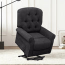 Recliner Chair Sofa for Elderly with Side Pocket and Remote Control by DirectDeals