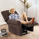 Recliner Chair Sofa for Elderly with Side Pocket and Remote Control by LJGDeals