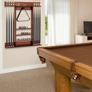 Wall-mounted Billiards Pool Cue Rack Only by LJGDeals