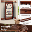 Wall-mounted Billiards Pool Cue Rack Only by LJGDeals