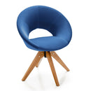 Swivel Accent Chair with Oversized Upholstered Seat for Home Office by LJGDeals