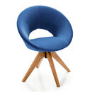 Swivel Accent Chair with Oversized Upholstered Seat for Home Office by DirectDeals