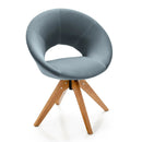 Swivel Accent Chair with Oversized Upholstered Seat for Home Office by DirectDeals