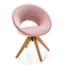 Swivel Accent Chair with Oversized Upholstered Seat for Home Office by LJGDeals