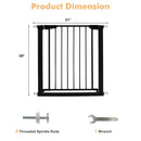 30-32.5 Inch Wide Safety Gate with 30 Inch Scientific Height by LJGDeals