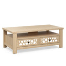 3-tier Coffee Table with 2 Drawers and 5 Support Legs by LJGDeals