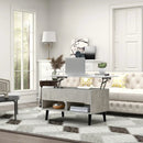 31.5 Inch Lift-Top Coffee Table with Hidden Storage and 2 Open Shelves by LJGDeals